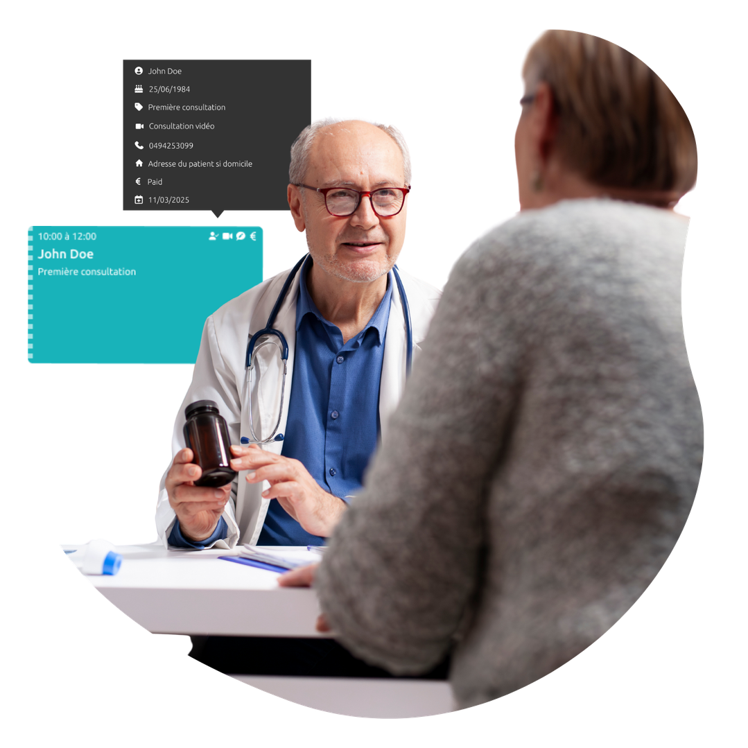 Médecin généraliste belge utilisant Myconsultation.be