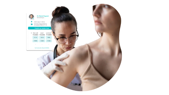 Interface logiciel médical Myconsultation pour médecin spécialiste